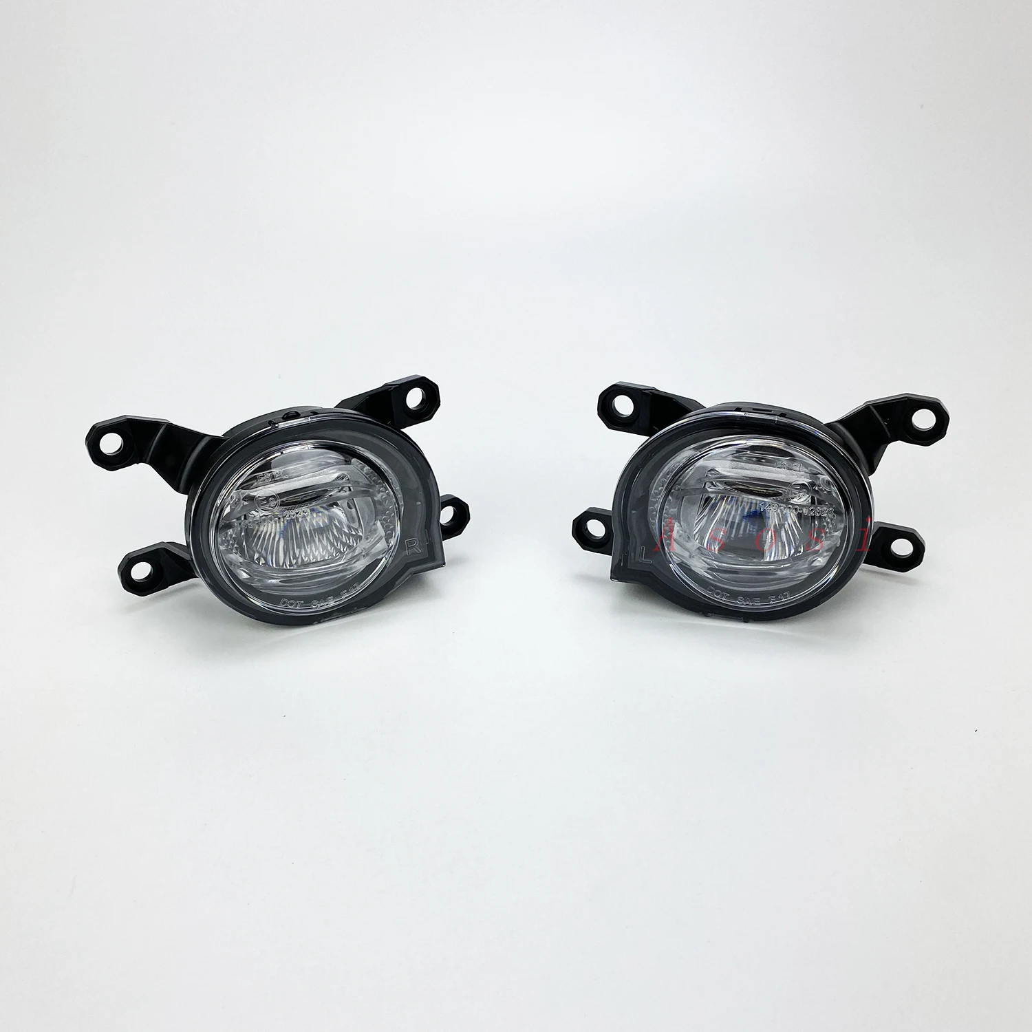 Front LED Bumper Fog Lights For Toyota Hilux Revo 2020 2021 Right + Left Side W/Switch Wire Harness Clear Lens High Quality