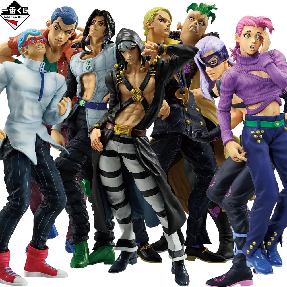 Genuine Ichiban Kuji JoJo's Bizarre Adventure Risotto Nero Prosciutto Pesci Melone Illuso Formaggio Ghiaccio Anime Figure Model