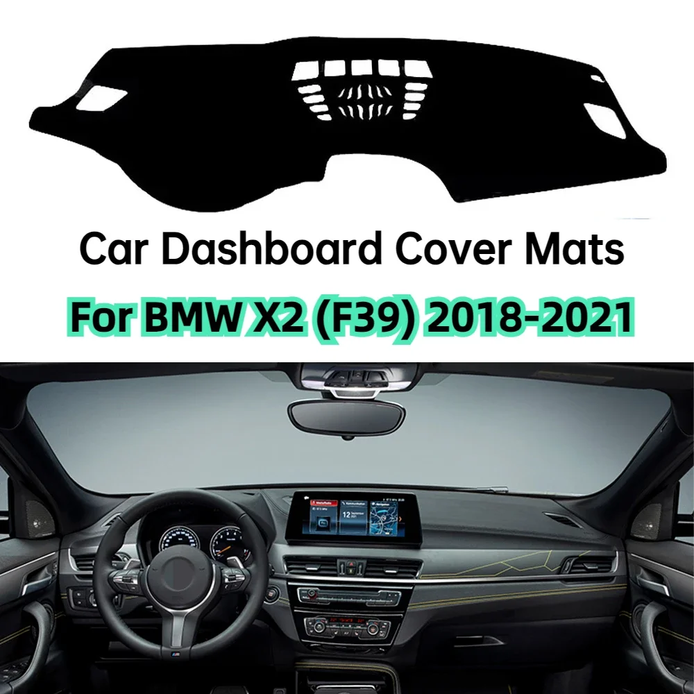 

Fit For BMW X2 (F39) 2018-2021 Car Dashboard Cover Mats Sun Shade Avoid Light Pads Instrument Panel Carpets Car Accessories