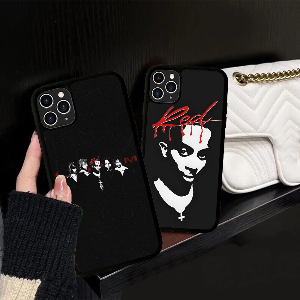 

P-Playboi C-Carti Phone Case Silicone PC+TPU For For iPhone 11 12 13 14 15 16 Plus Pro Max Cover