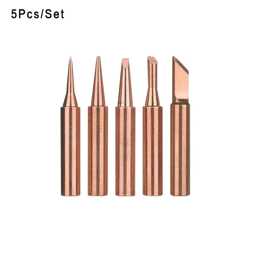 

I/B/K/3C/2.4D Pure Copper 900M-T Lead-free Solder Rework Station Welding Tips Tools For 936/937/938/969/8586 Soldering Iron Tip