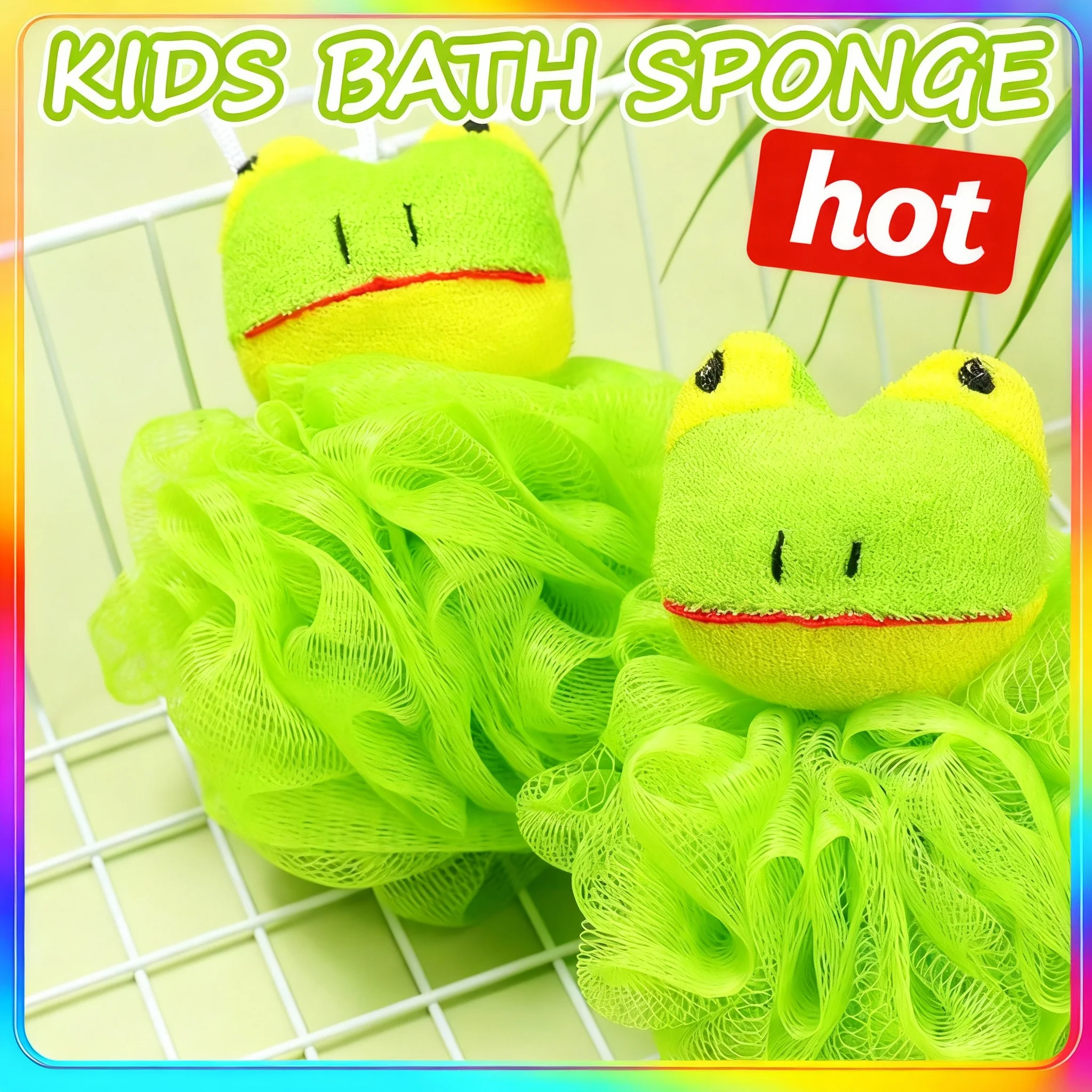 

Губки для ванны с животными, детский люф, пуф для ванны, сетка, игрушка в виде животного, губка для ванны, красочный мультяшный скребок для тела, шарики, сетка для душа для детей