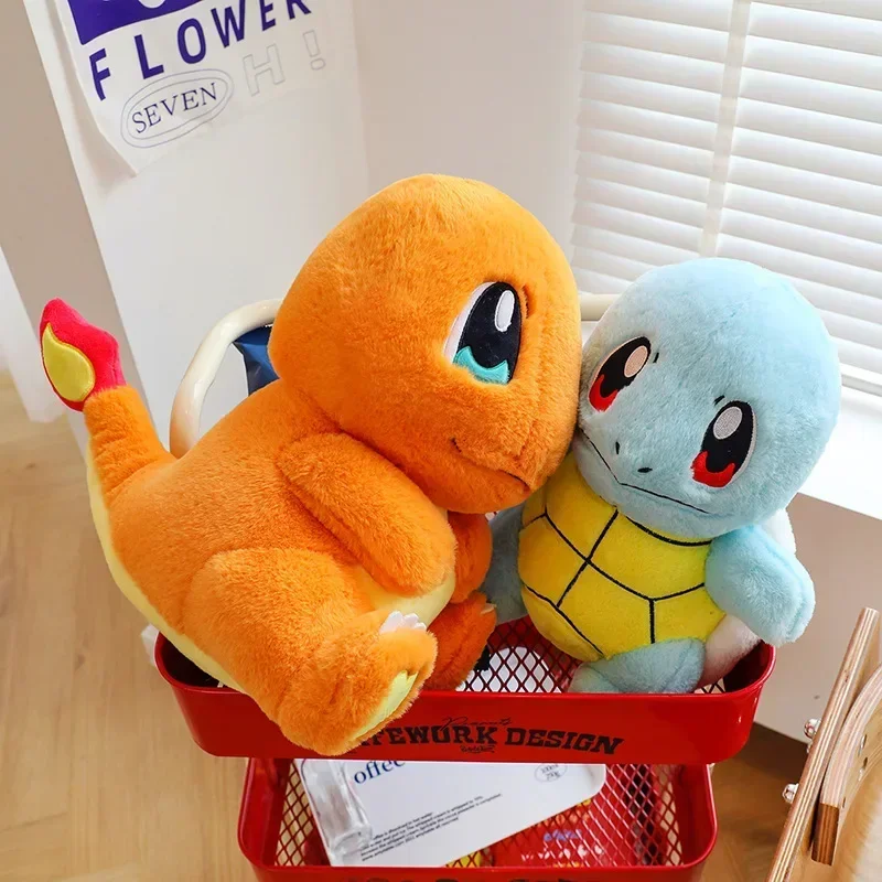 35/80cm Charmander Pokemon Plush Toys Large Anime Doll Cute Pillow Giant Pokémon Plushie Squirtle Stuffed Gift for Kid Christmas