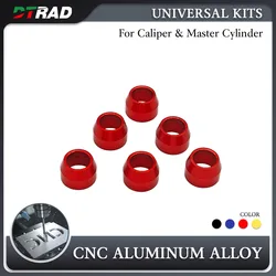 Universal Motorcycle Accessories Billet Bleed Valve Cover Kit For Caliper & Master Cylinder