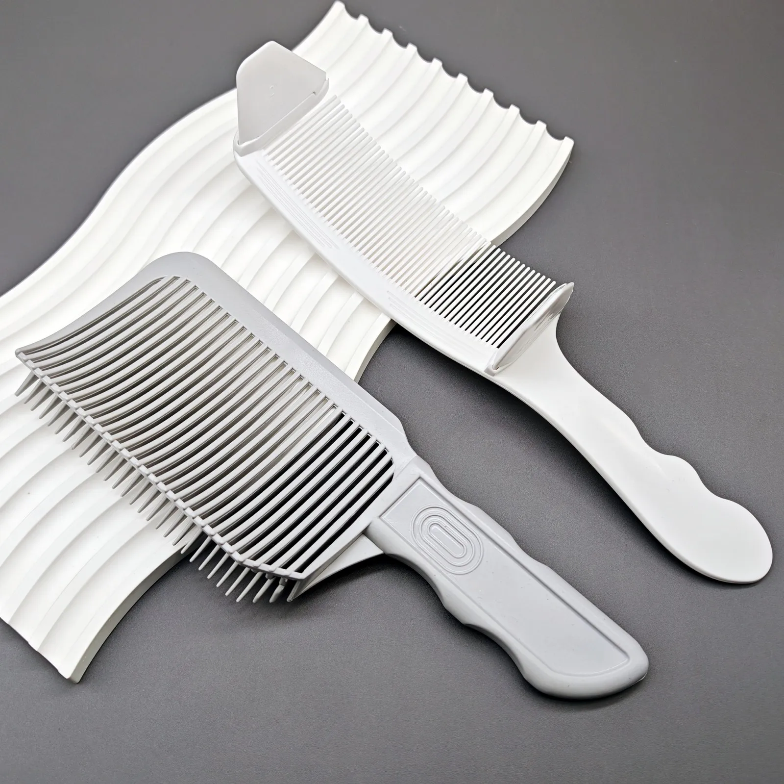 1/2/3Pcs Barber Hair Comb Kit Blending Flat Top Hair Cutting Fading Stying Fade Comb  Men Fade Brush Salon Hair Tool Accessories