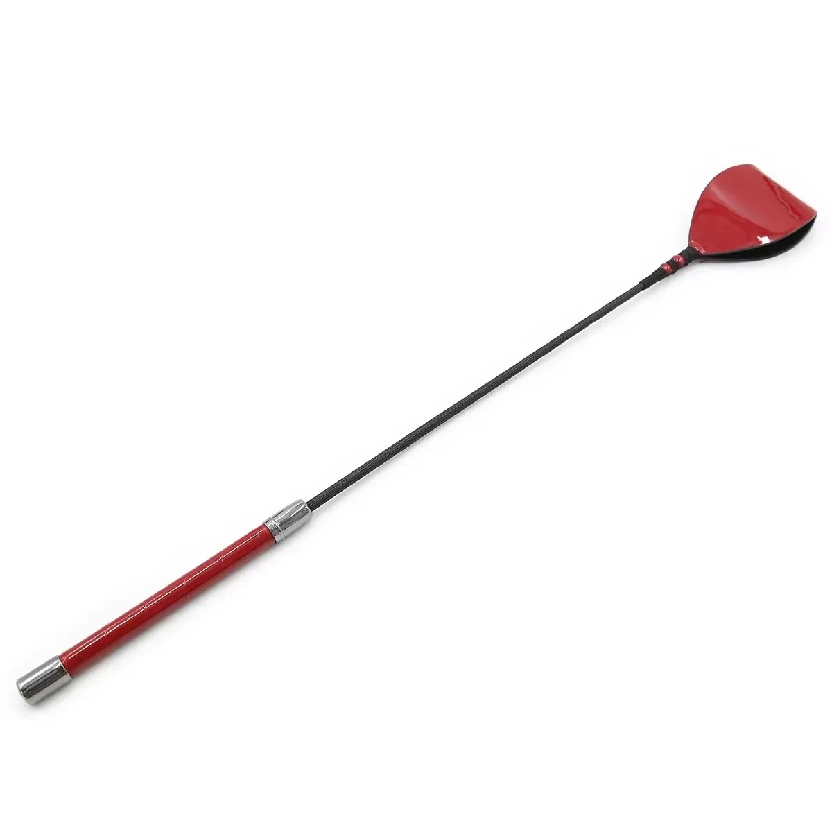 

53CM Red Riding Crop PU Leather Whip Premium Quality Leather Crops Equestrianism Horse Whips