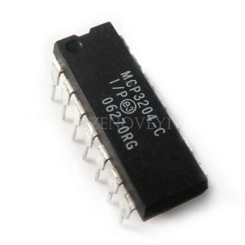 5PCS MC33204P MC33204 MC34074P MC34074 MC4044P MC4044 MCP3004-I/P MCP3004 MCP3204-CI/P MCP3204 DIP-14