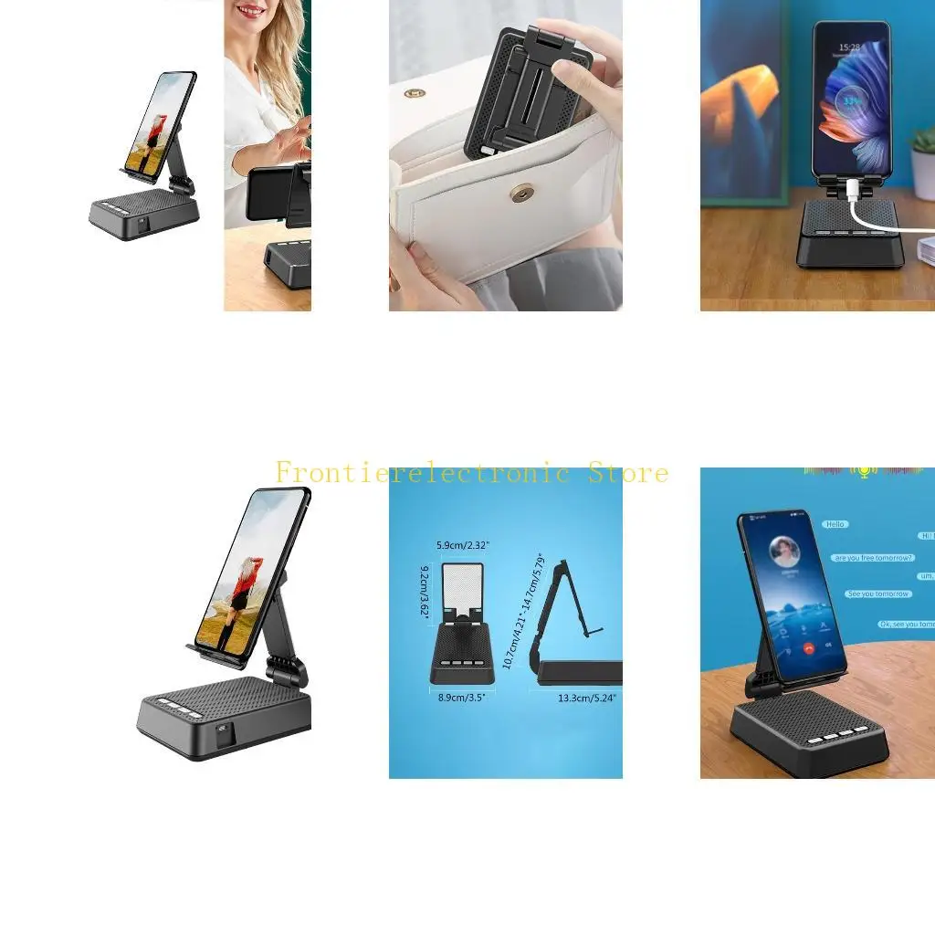 

G8DB Гибкая портативная подставка для телефона Универсальный громкоговоритель 5 В 2 А Аудиоплеер