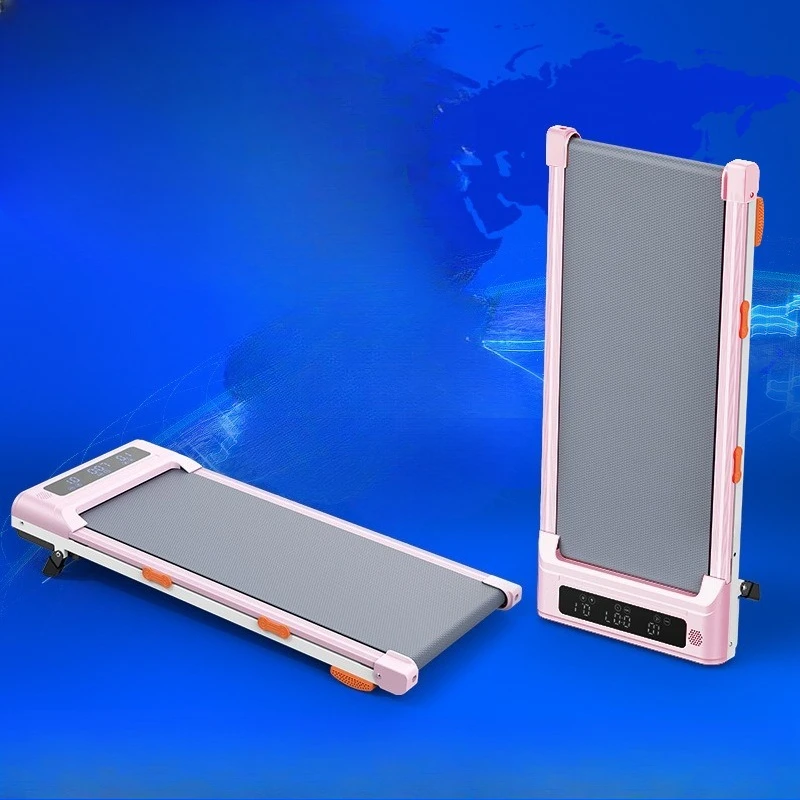 

Pink flat walking machine Adjustable hill climbing smart panel Foldable smart