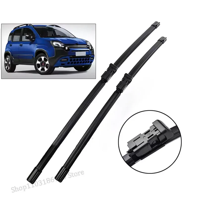 

Wiper Front Wiper Blades Set For Fiat Panda MK3 2012 - 2023 Windshield Windscreen Window Rain Brushes 24"15"