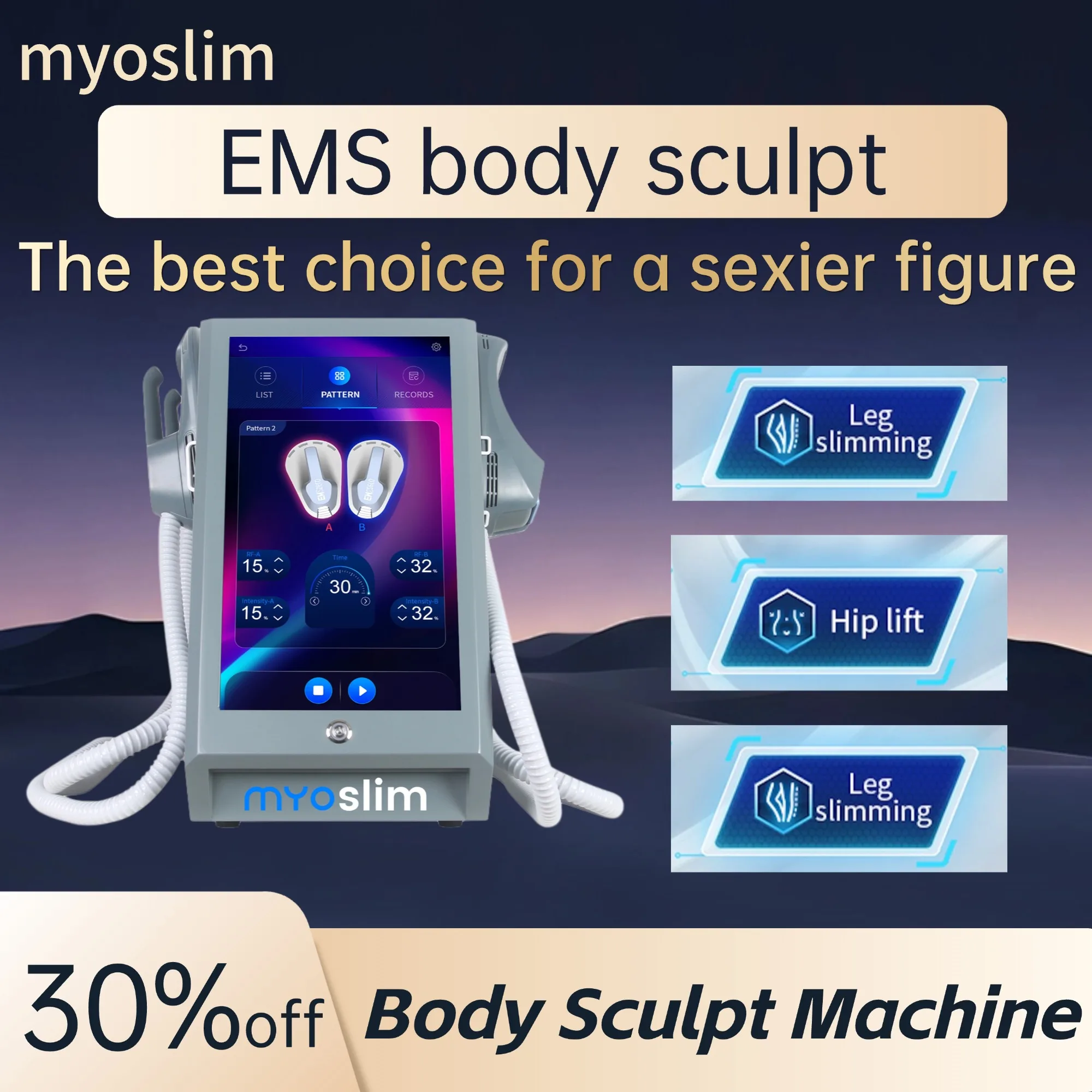 

Новинка 2023 года, 15 Tesl, 6500 Вт, myoslim, машина для похудения, EMS стимулятор мышц для уменьшения жира, похудения и тонирования тела