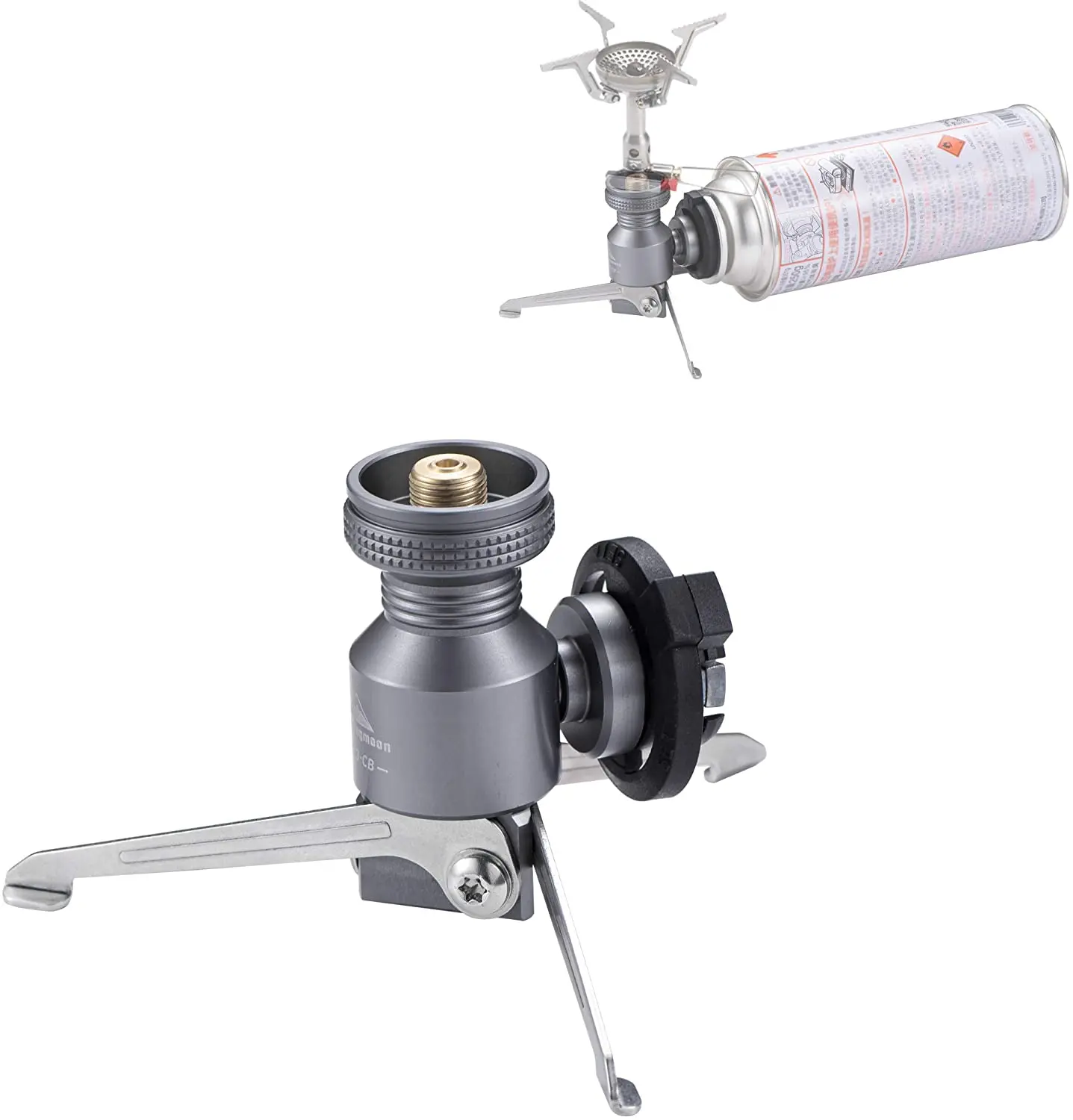 

CAMPINGMOON Z23-CB Соединитель для газового баллона, адаптер для походного треногового котла, аксессуары для газовой плиты и лампы