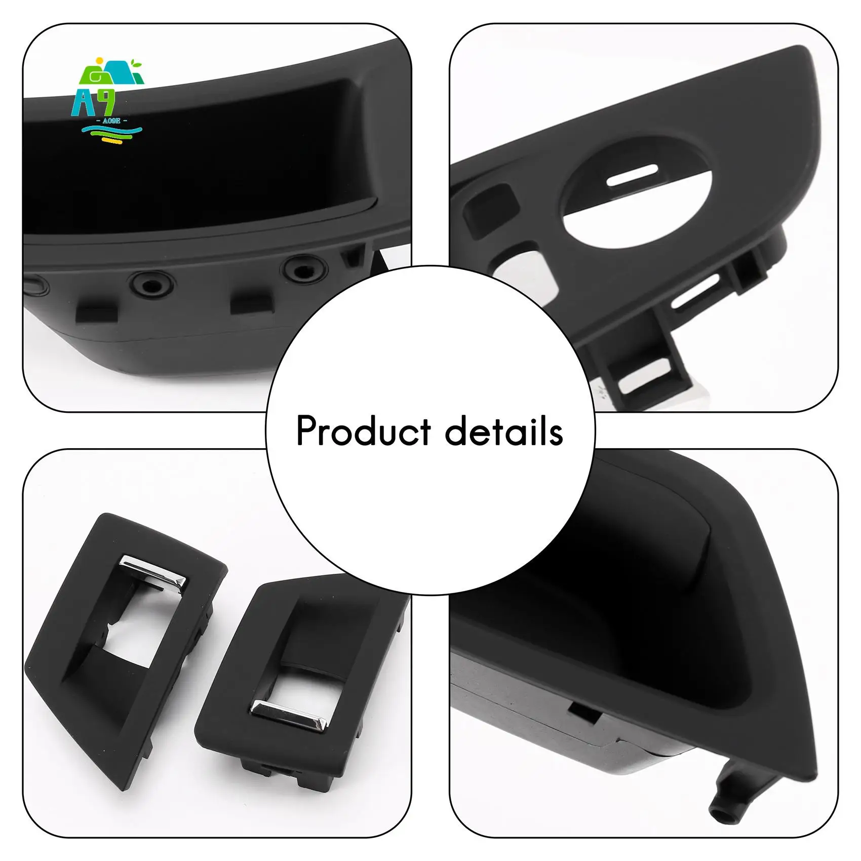 A09E-Left Hand Drive For Bmw 5 Serie F10 F11 520 525 Car Interior Door Handle Inner Door Panel Pull Trim Cover
