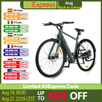 VARUN VARC7007 Electric Bike 250W Motor 36V10AH Lithium Battery Adult Riding Electric Bike 700C*35C inch Tire City Travel E-bike