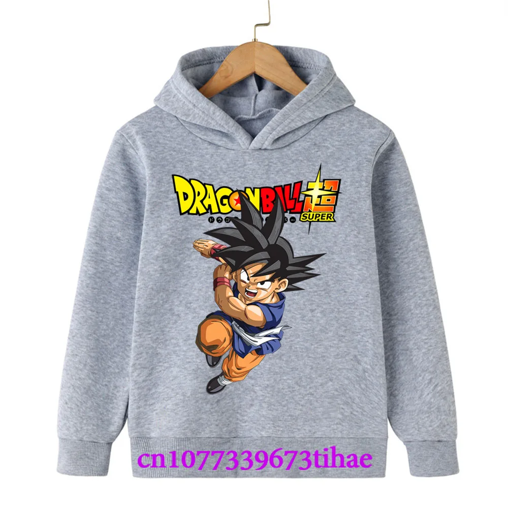 Dragon Ball Spring And Autumn Children Boys And Girls With Hoodies Sweaters Jackets Cartoons  Children's Clothes Baby Clothes