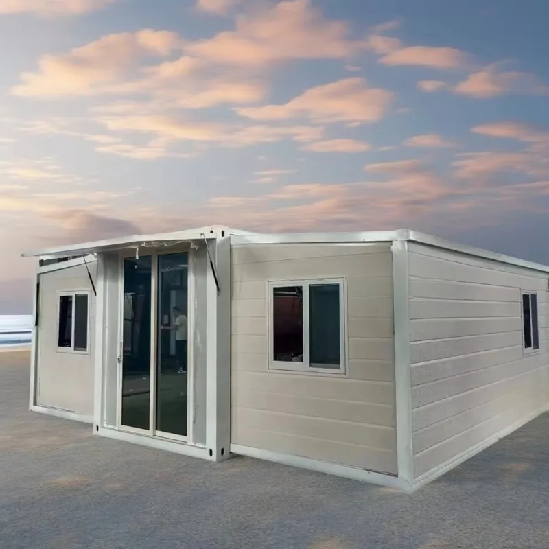 Modern Fully Furnished 20ft 30ft 40ft Antiseismic Modular Container House with Bathroom Expandable Steel Structure Building