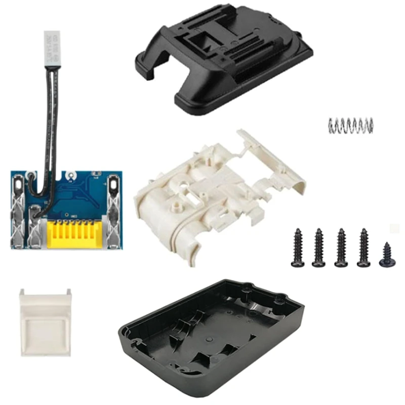Para caixa de plástico de bateria bl1815 (sem bateria) para makita 18v 1.5ah 2ah bl1815 bl1830 placa de circuito de proteção de carregamento