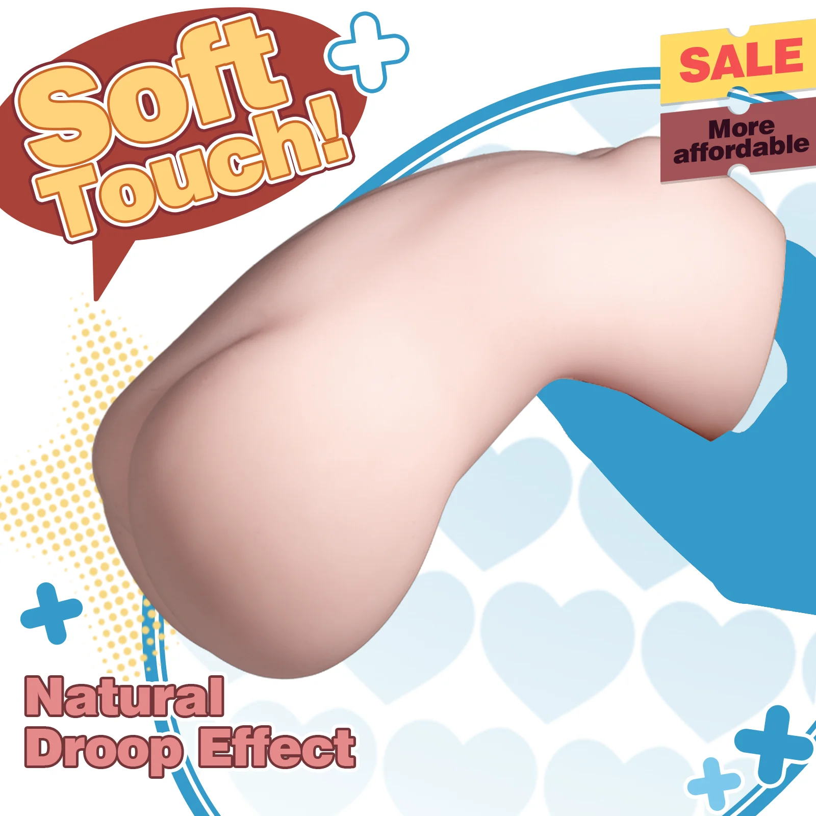 Minami Natsukawa (Japan) Manual Masturbation Cup for Men 2-in-1 Realistic Dual-Channel (Vaginal & Anal) Penis Massager Sex Toy view 3