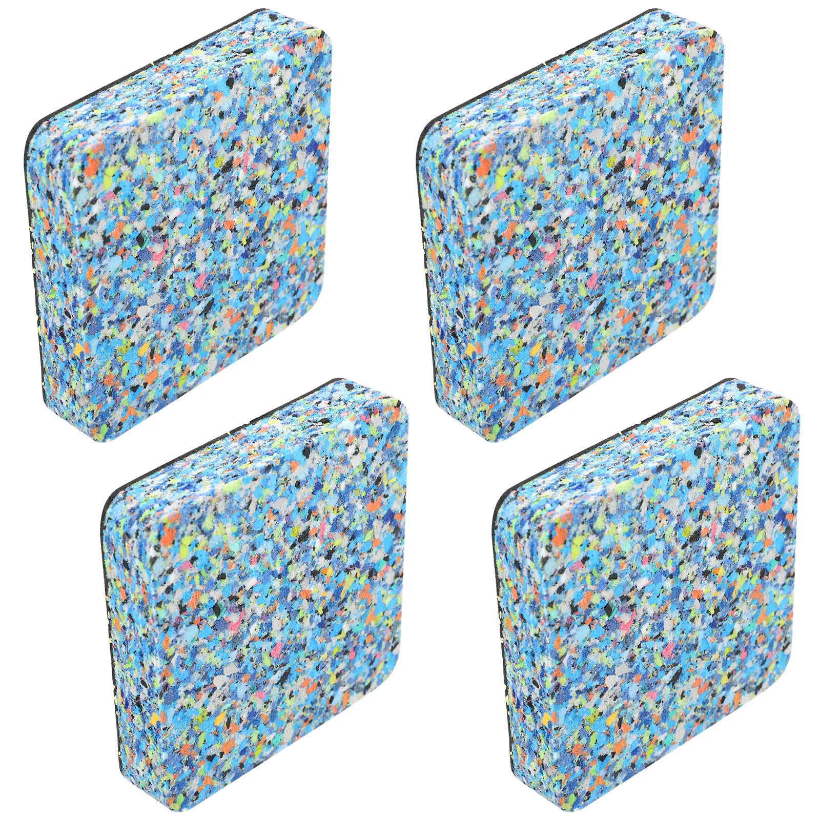 

4 Pcs Sound Insulation Mat 10x10cm Drum Mute Pad Absorbing Noise Reduction Vibration Control Recording Studio