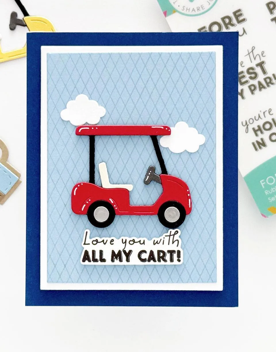 Golf Cart Die Set Metal Craft Cutting Dies Diy Scrapbook Paper Diary Decoration Card Handmade Embossing New Product for 2026