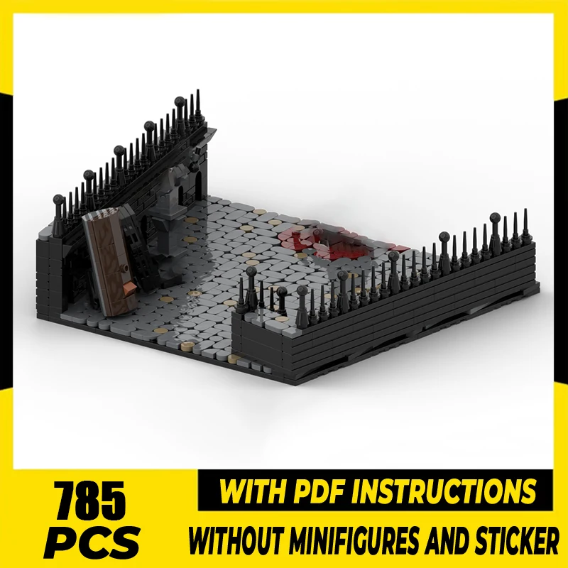 

Популярная игра Moc, строительные блоки, модульная кровеносная модель охотника, кирпичи, сделай сам, сборка, строительная игрушка, праздничные подарки на день рождения