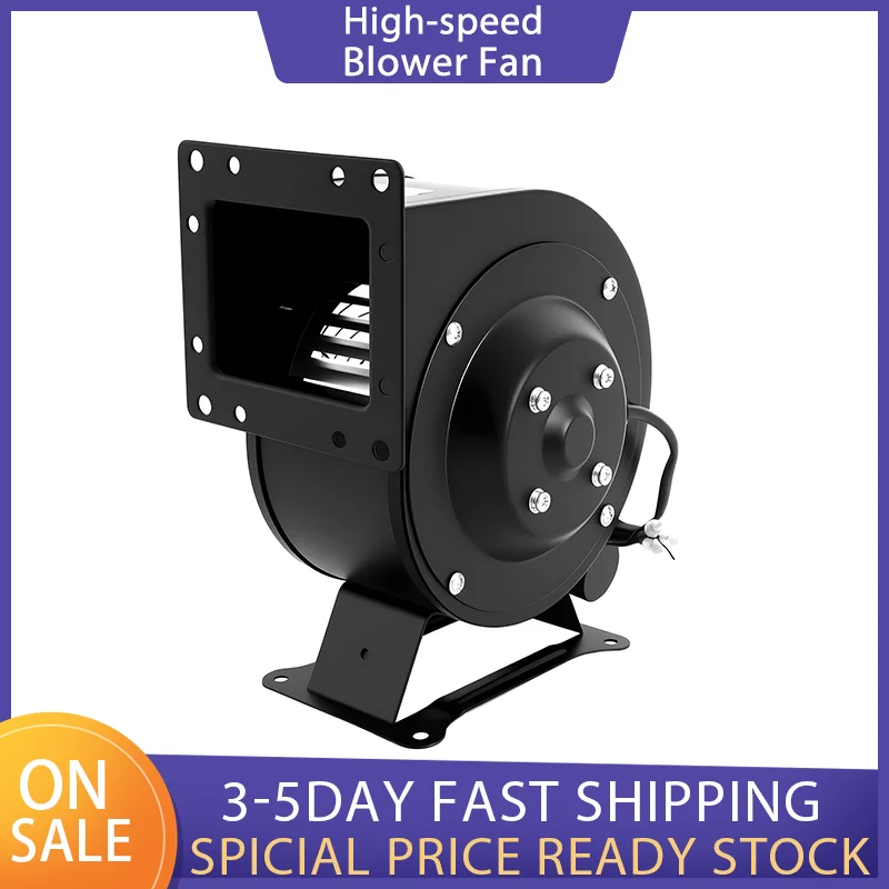 

Small Centrifugal High-speed 196CFM Flange Blower Fan 2600r/min 110V 120W Durable Equipment