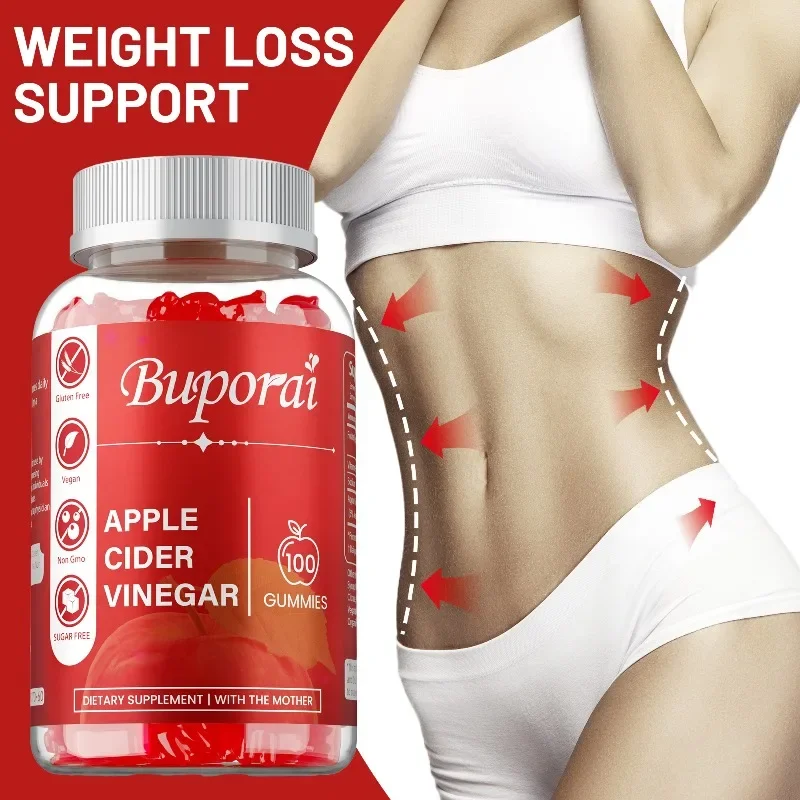 

Мармеладные жевательные конфеты с уксусом яблочного сидения — подавляют аппетит, способствуют метаболизм жира и здоровье пищеварительной очистки, антиокислительные, детоксикацию