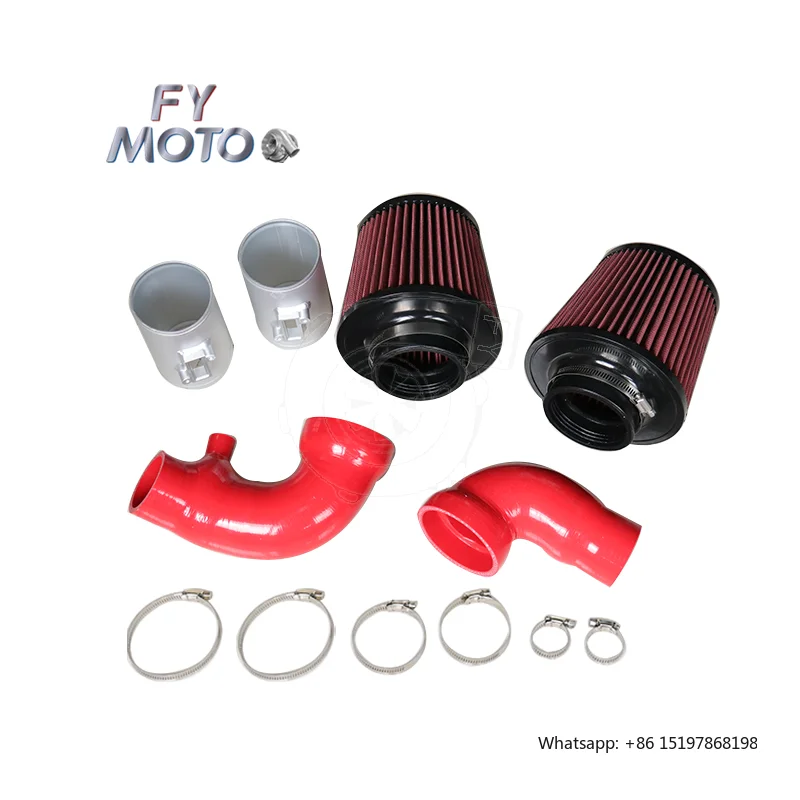 

Red High Flow Air Intake Kit for Infiniti Q50 Q60 VR30 3.0T 2016+