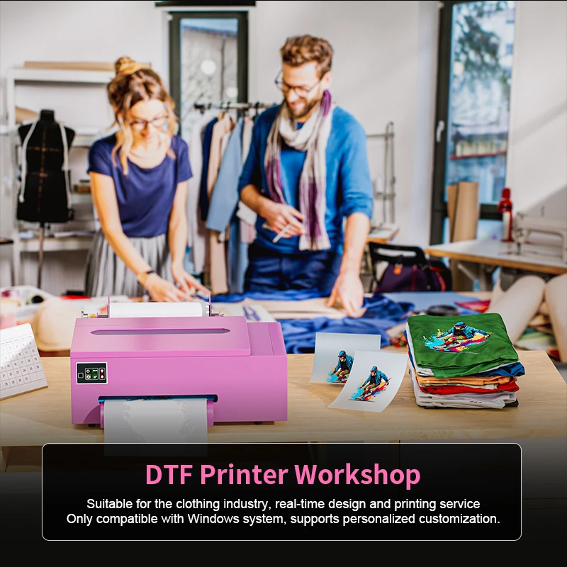 FCOLOR A4 Small Pet Film t Shirt Textile Printing Machine Transfer Shaker Oven DTF Printer view 4