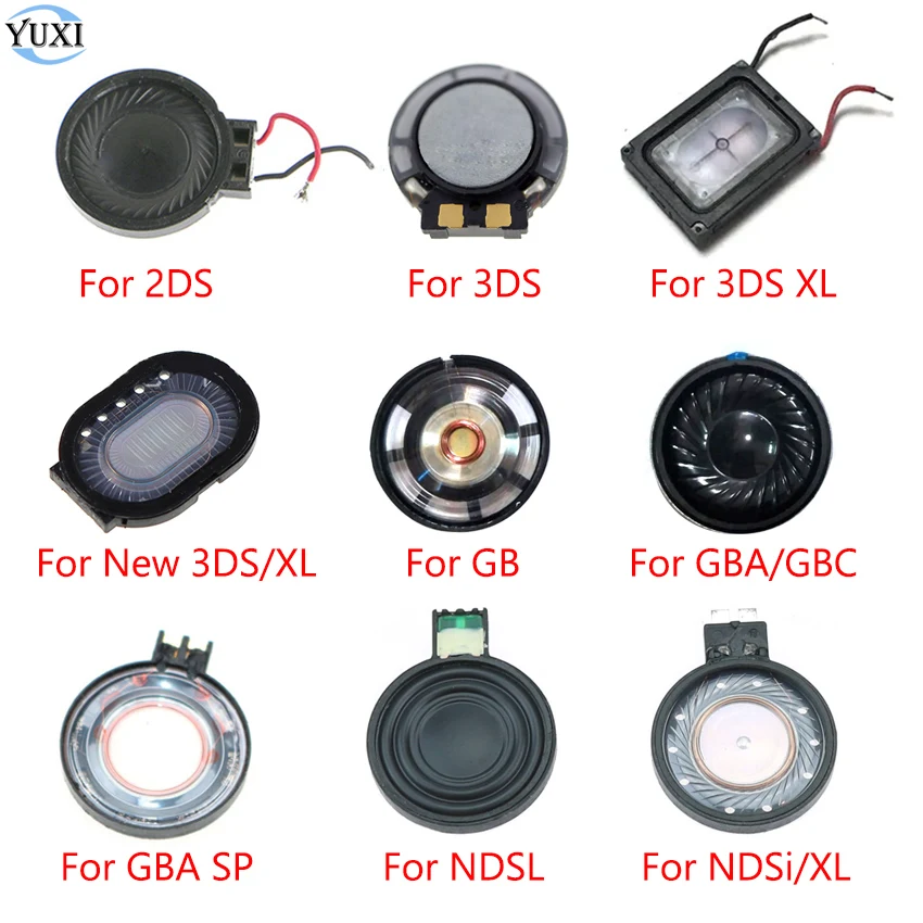 

YuXi Louder Speaker for Gameboy Color Advance GB GBC GBA SP for NDSL NDSi XL Replacement Loudspeaker for 2DS New 3DS XL LL