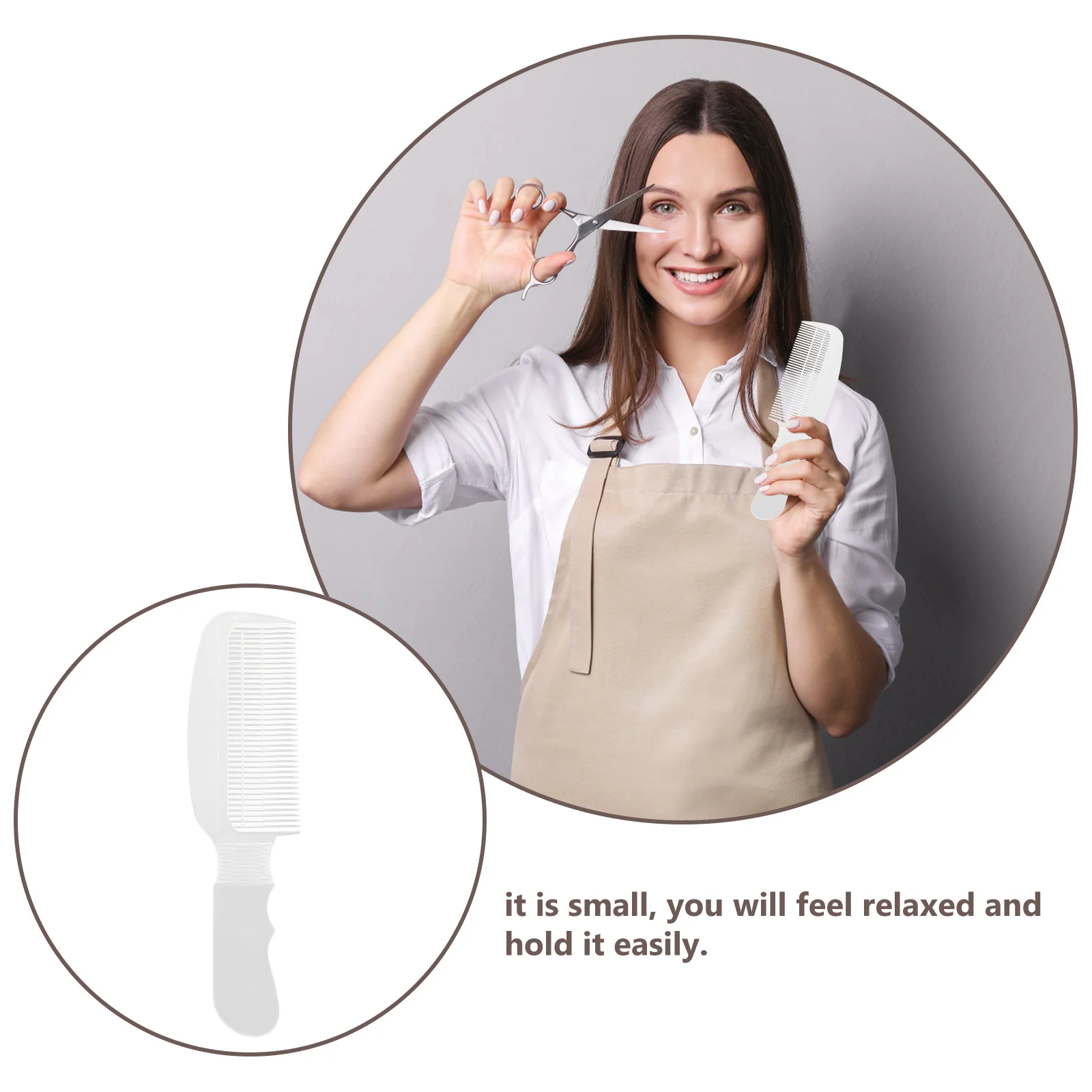 

Расческа для парикмахерских, прозрачная, легкая, прочная, для моделирования, расчески для волос, гладкая ручка для домашнего использования, инструмент для укладки