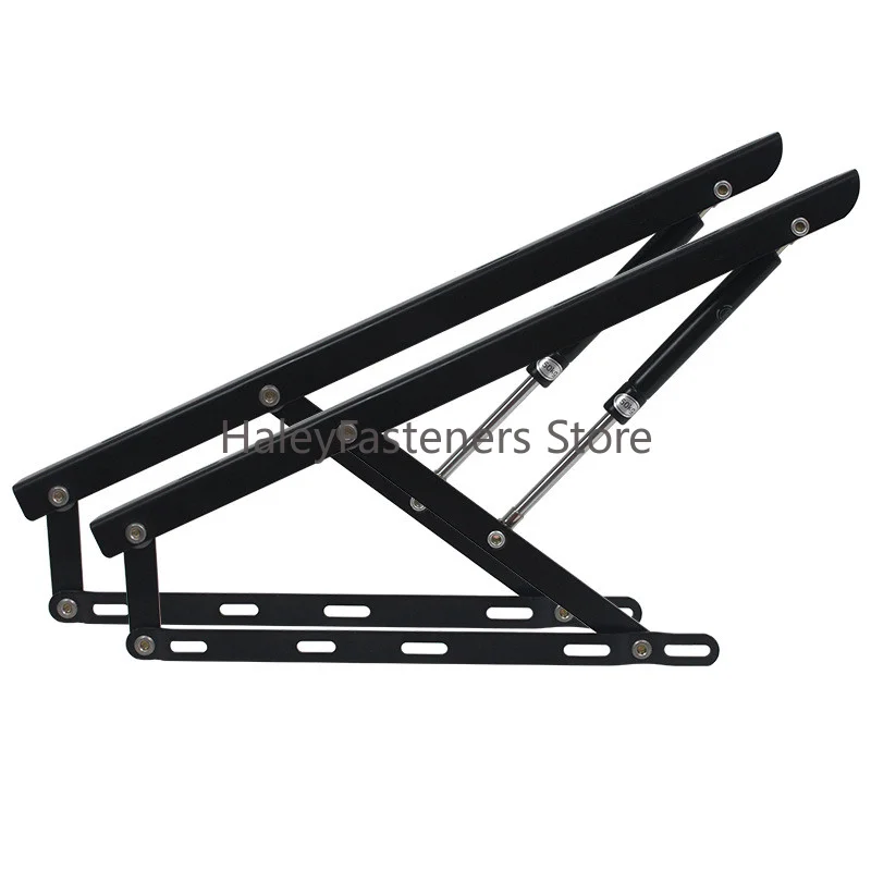 61/75/90cm hydrauliczne losowo zatrzymujące zawiasy drzwi do szafki kuchennej regulowany polski zawias meble podnoszona klapa wspornik Hardw