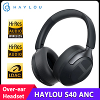 HAYLOU S40 ANC Wireless Headphone 50dB Noise Reduction Hi-Res 3D Spatial Audio Earphone HiFi Stereo Bluetooth 6.0 Gaming Headset