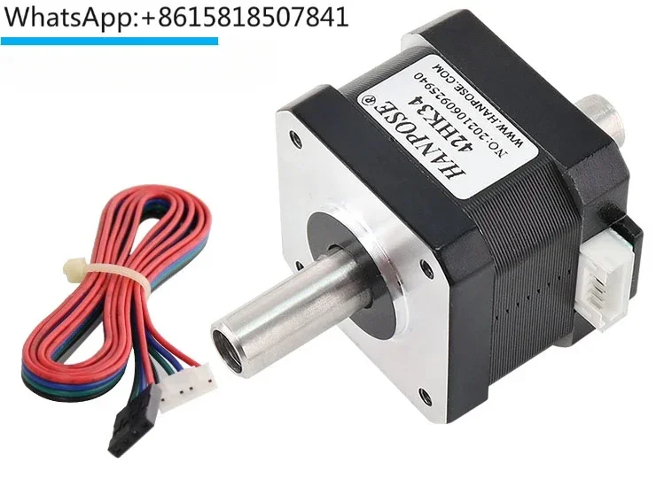 42 hollow shaft stepper motor/hollow shaft through-hole 7mm shaft diameter 10mm body optional 34/40/48/60mm