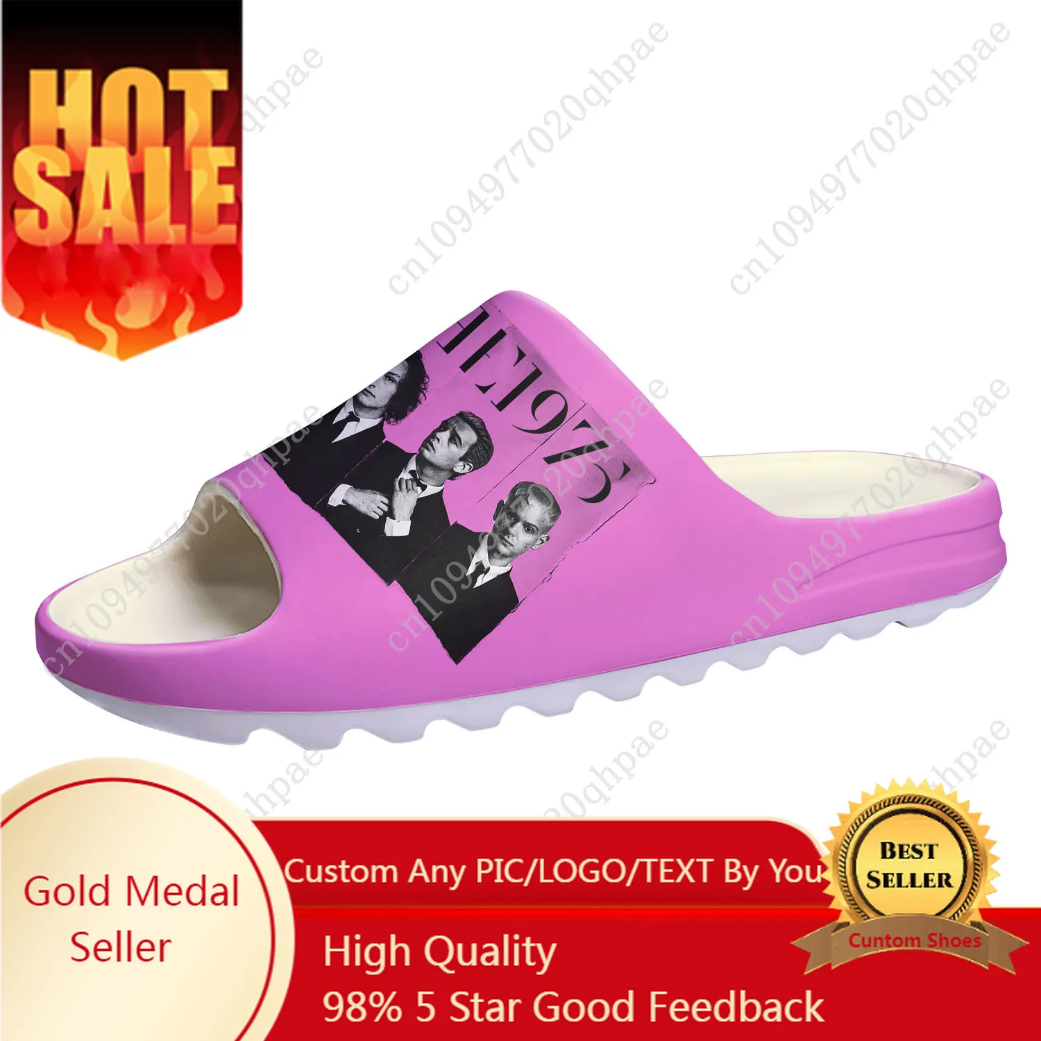 

The 1975 Custom Made Soft Sole Sllipers Home Clogs Step On Water Shoes Mens Womens Teenager Bathroom Beach Step In Slliper