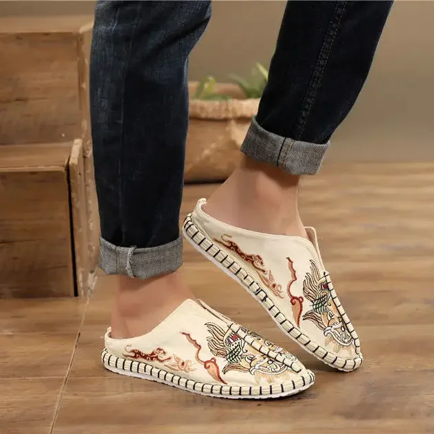 Summer Vintage Kungfu Shoes ethnic style Chinese Traditional Shoes Wushu Tai Chi Old Peking Shoes Martial Art Sneaker