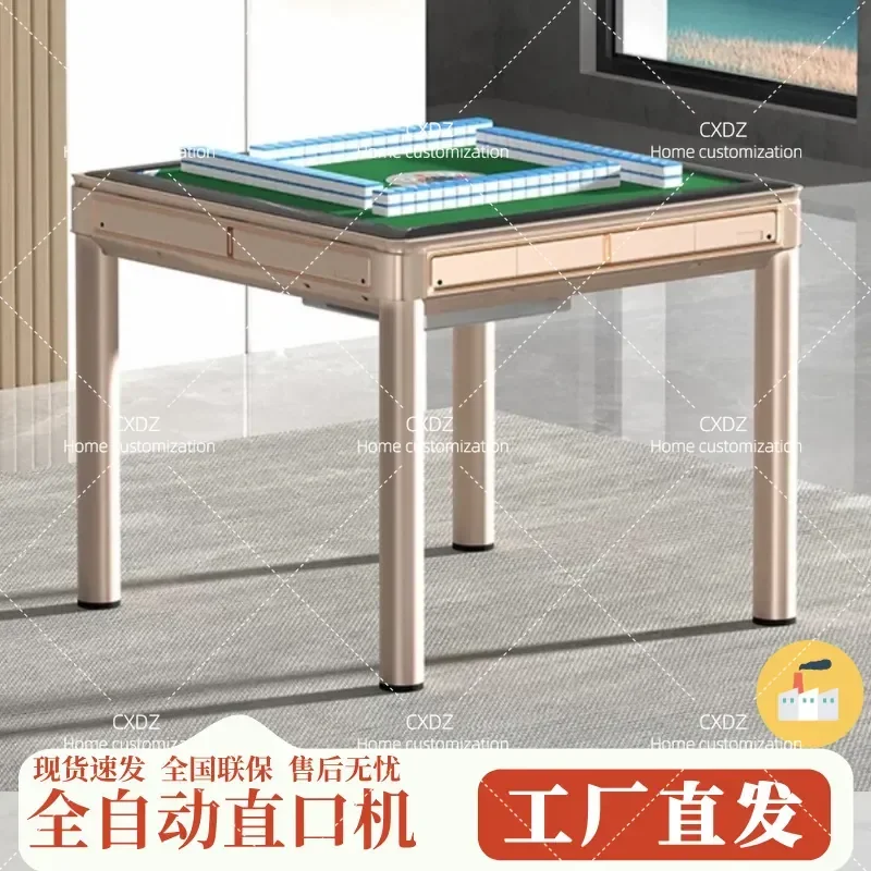 Automatic Mahjong Table Dual Purpose Dining Table Silent Household Integrated Multi Functional Four Port Machine Chess Card