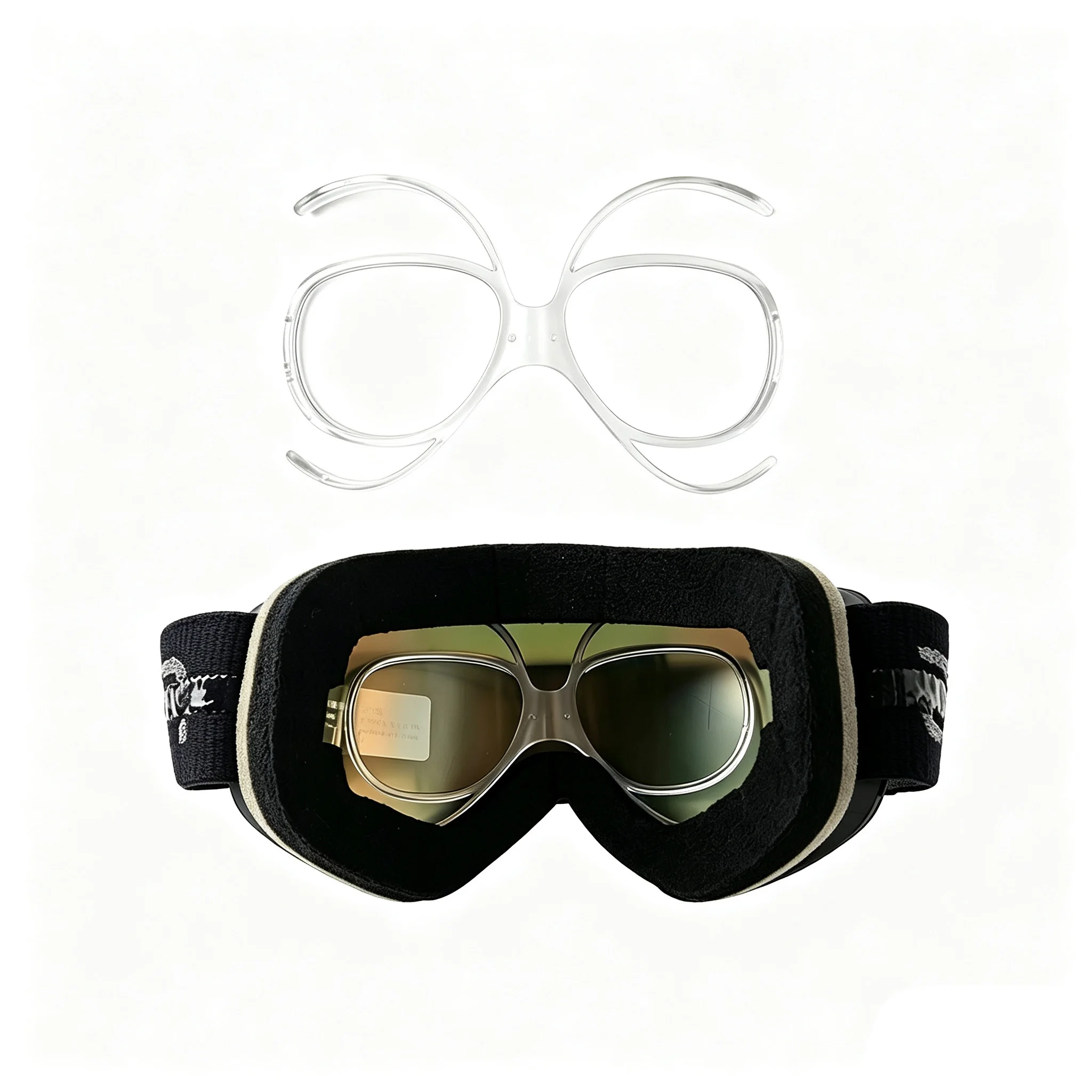 Universal Detachable Butterfly Clip RX Optical Insert Frame Prescription Lens Bracket For Ski Goggles