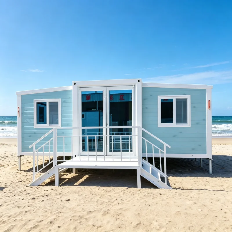 Soundproof Folding Container Home Modular House Urban Backyard Villa Quiet Office Expandable Living Space Modern Prefab House