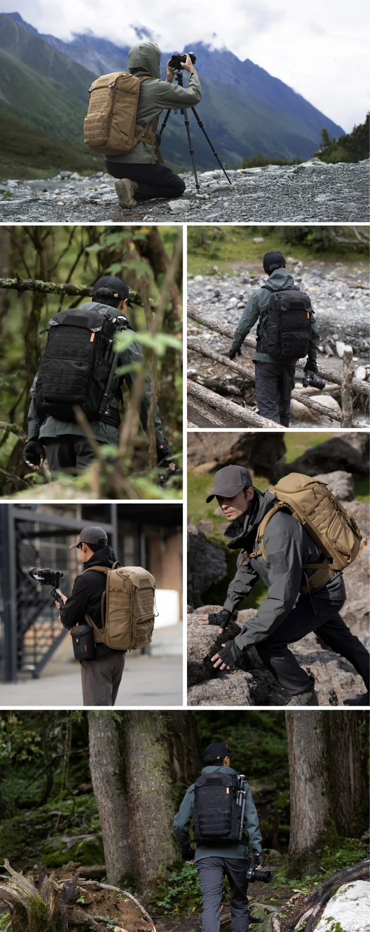 PGYTECH OneMo Taktischer Rucksack, wasserdichte DSLR/SLR/spiegellose Fotokameratasche mit 15,6-Zoll-Laptop-Hülle – Detail 15