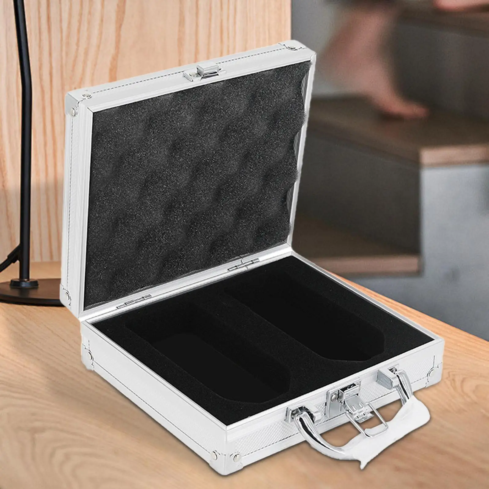 Testing Instrument Tool Box Aluminum Alloy Tool Case, Organizer Box Suitcase