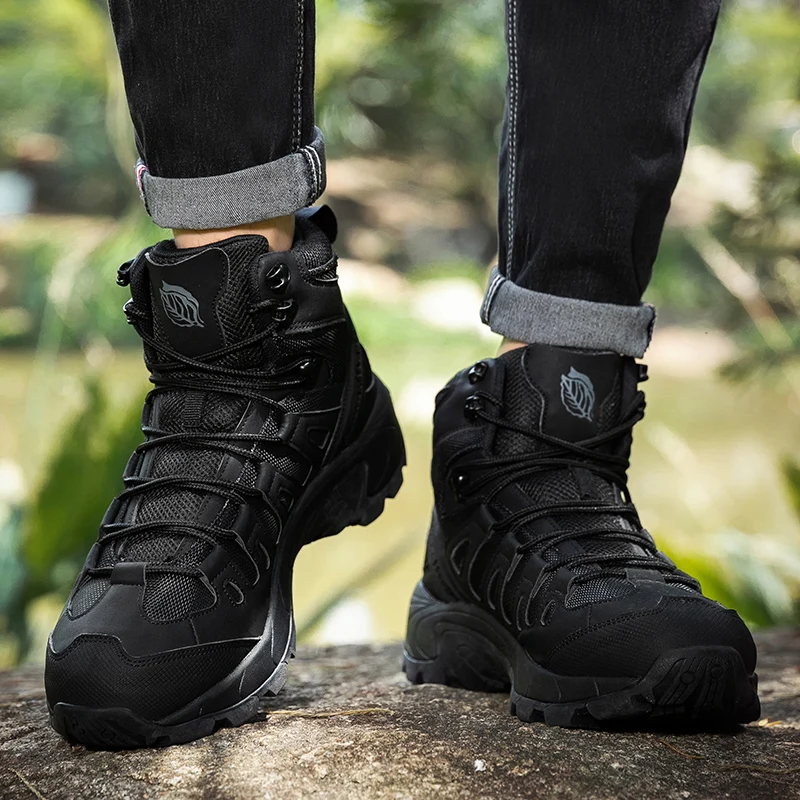 Outdoor Mens Minimalist Trail Running Barefoot Shoes Breathable Climbing Hiking Shoes Non-slip Lightweight Breathable