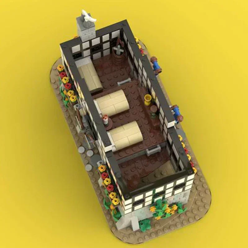 Moc قوالب بناء القلعة العسكرية نموذج الصقر إبقاء القلعة التكنولوجيا وحدات كتل هدية عيد الميلاد اللعب لتقوم بها بنفسك مجموعات الجمعية #4