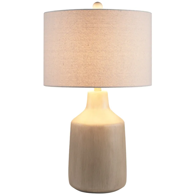 وابي سابي نمط غرفة نوم السرير الجدول مصباح اليابانية الراقية الإبداعية الاسمنت مصباح الرجعية الإقامة المنزلية غرفة المعيشة دراسة تركيب المصابيح