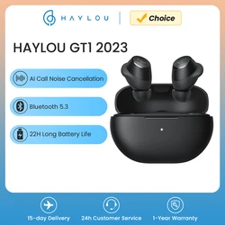 HAYLOU GT1 2023 TWS Earbuds Dual-master Chip Bluetooth 5.3 Earphones Wireless Headphones 22H Battery Life SBC/AAC Audio Codec