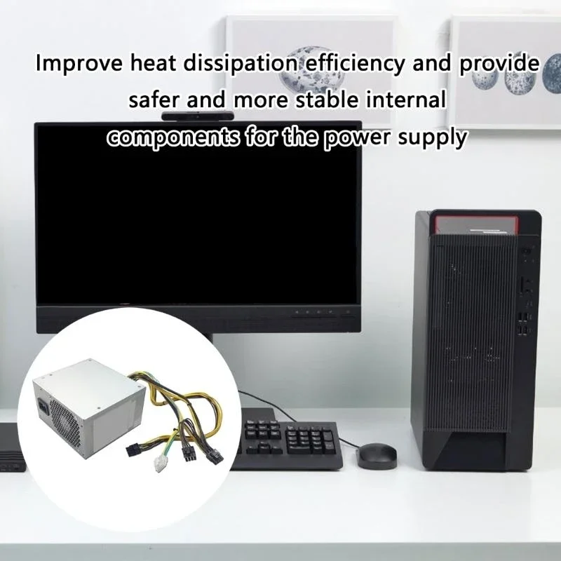 P310 P310 P328 용 500W 전원 공급 장치 냉각 박스 P330 HK600-11PP 게임 및 온도 제어 홈 오피스