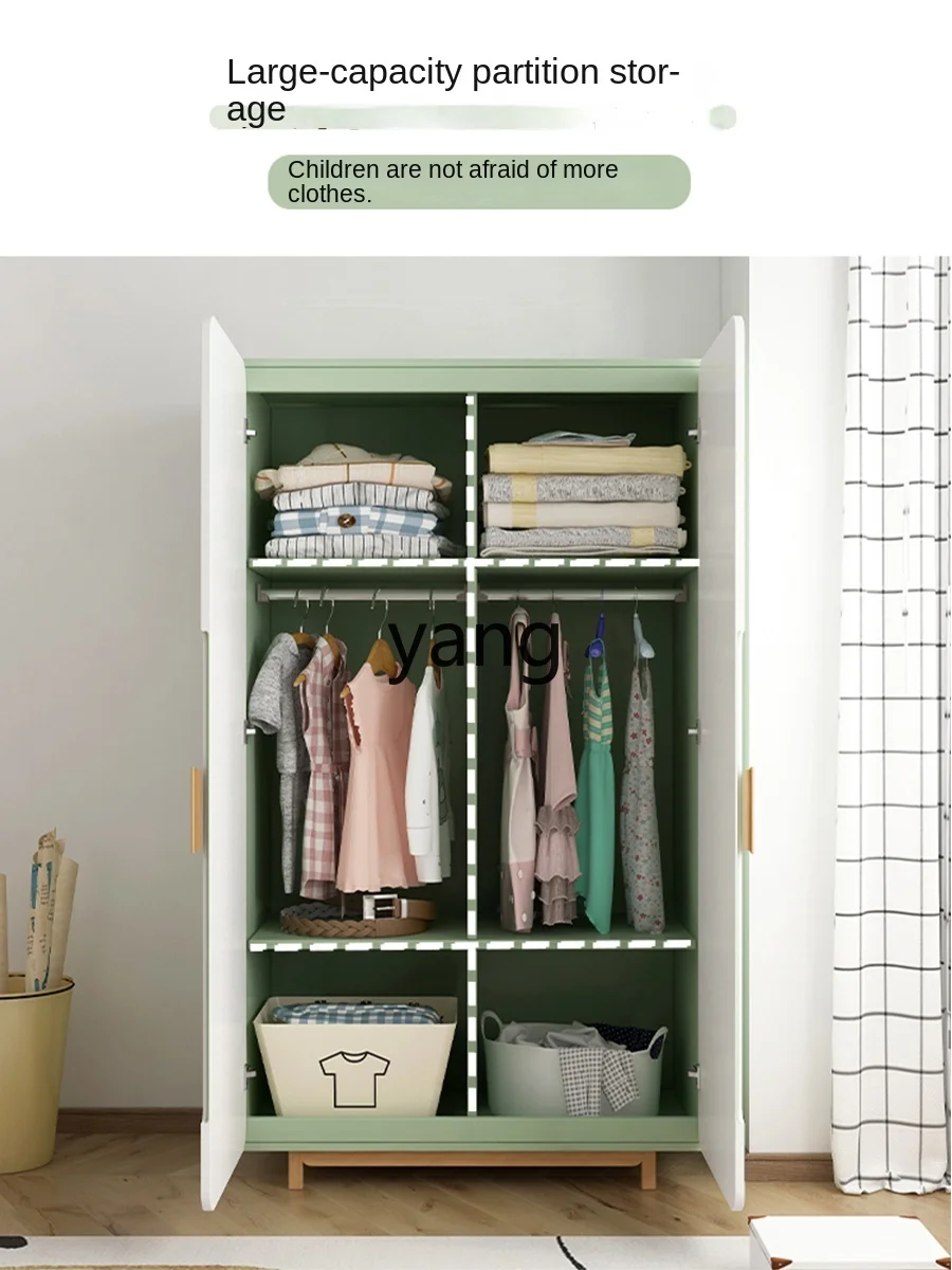 CX Children's Wardrobe Home Bedroom Simple Wardrobe Chest of Drawers Combination Storage Rack