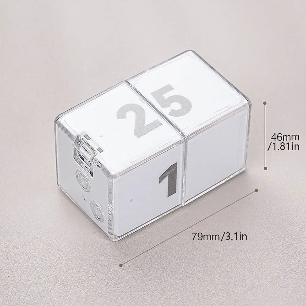 Time Management Flip Gravity Sensing Timer Self Discipline Silen Cube Countdown Timer Efficient Type-C Charging