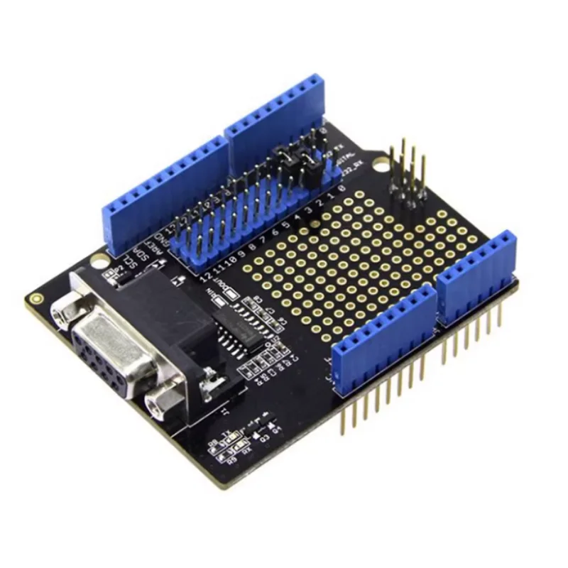 1pcs Original Genuine DB9 MAX232 RS232 Shield Arduino Expansion Board Development Board