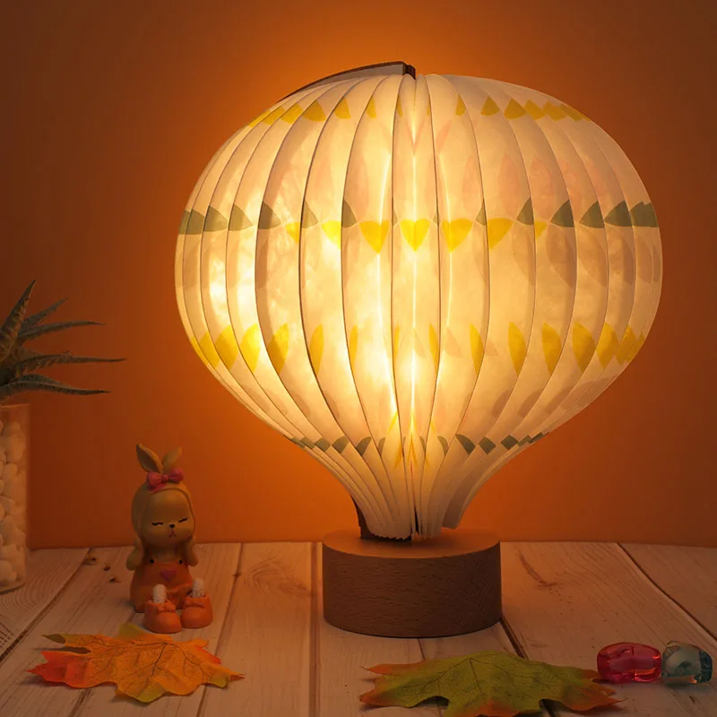 

2022 New Product Customize Light Color with Remote Control Living Room Bedside Hot air Balloon Lamp